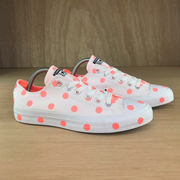 Converse Shoes - NEW Converse Chuck Taylor All Star Polka Dot OX